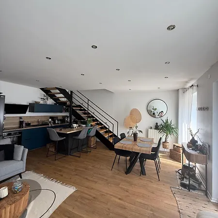 Chaleureux Duplex A Apartment Roanne