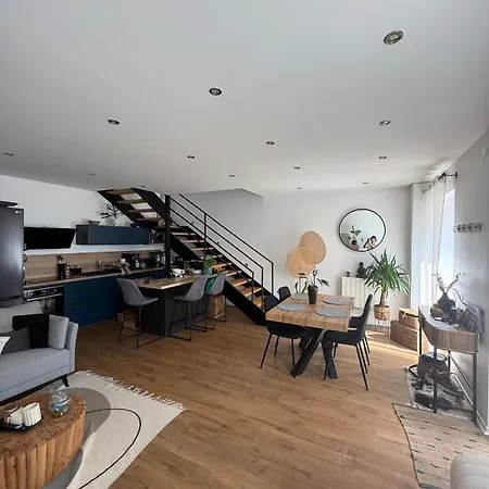 Chaleureux Duplex A Apartment Roanne